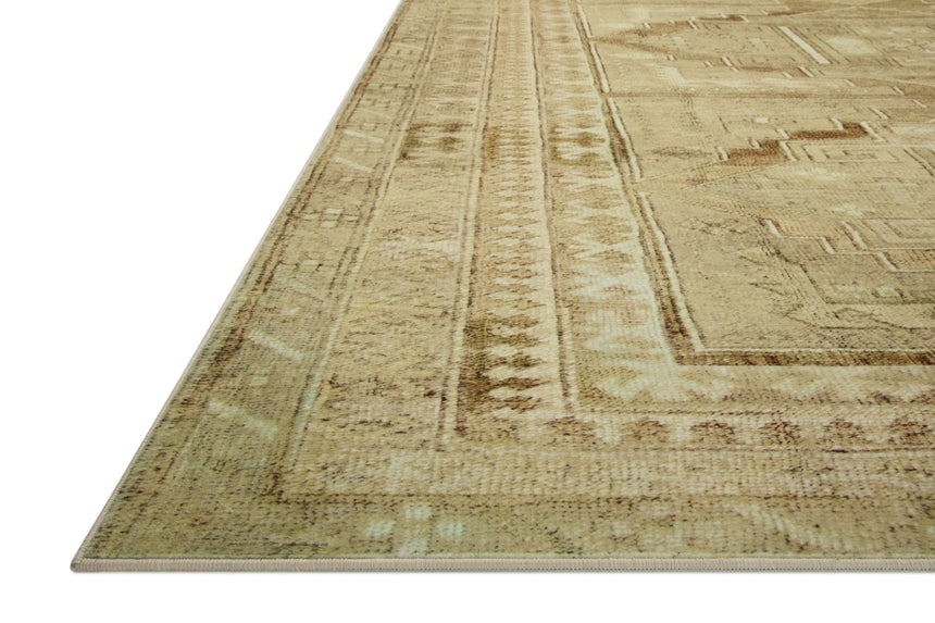 Sinclair Rug 02 | Khaki / Tobacco