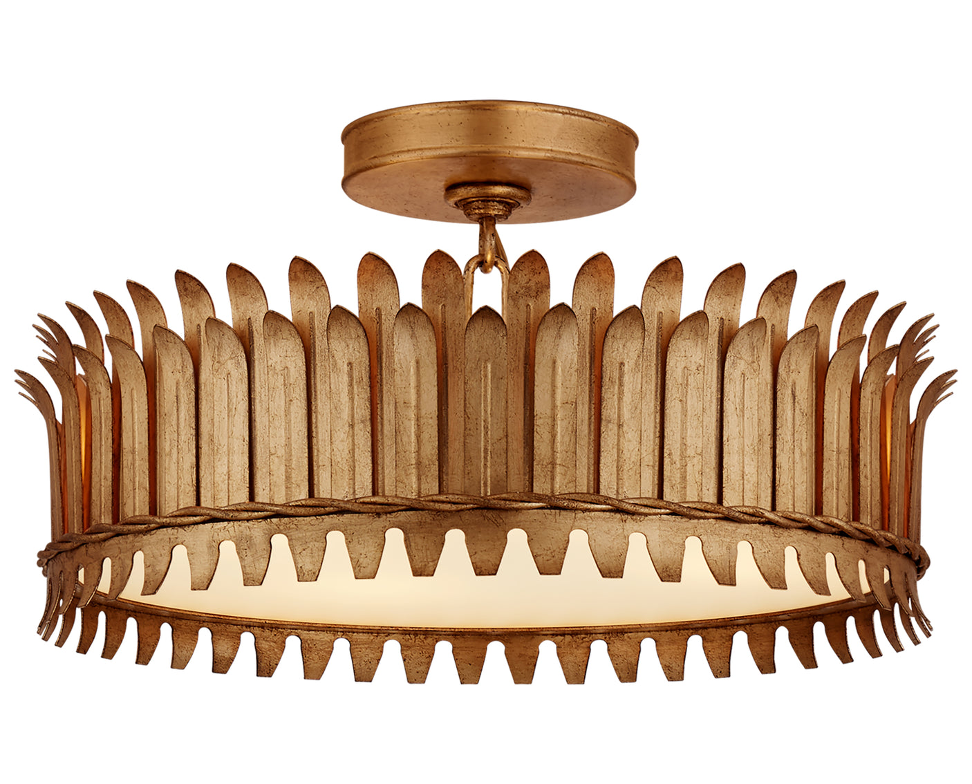 Leslie 16" Semi-Flush