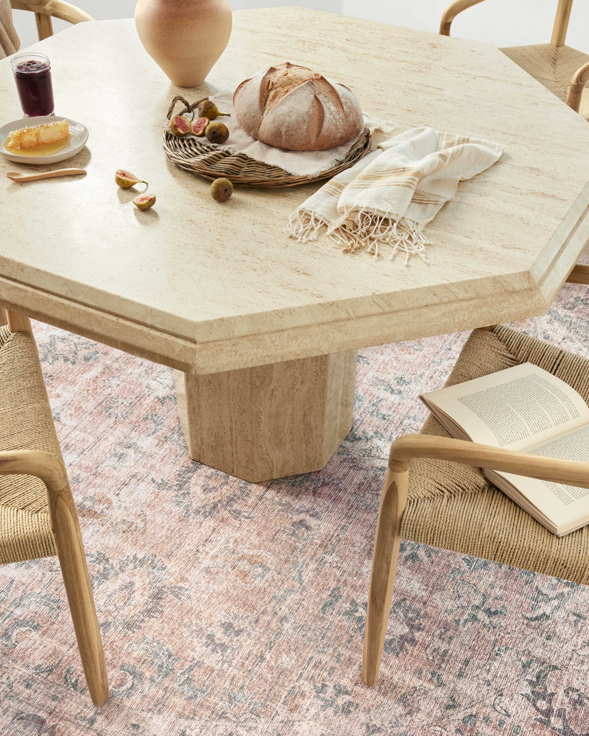 Skye Rug 01 | Blush / Grey