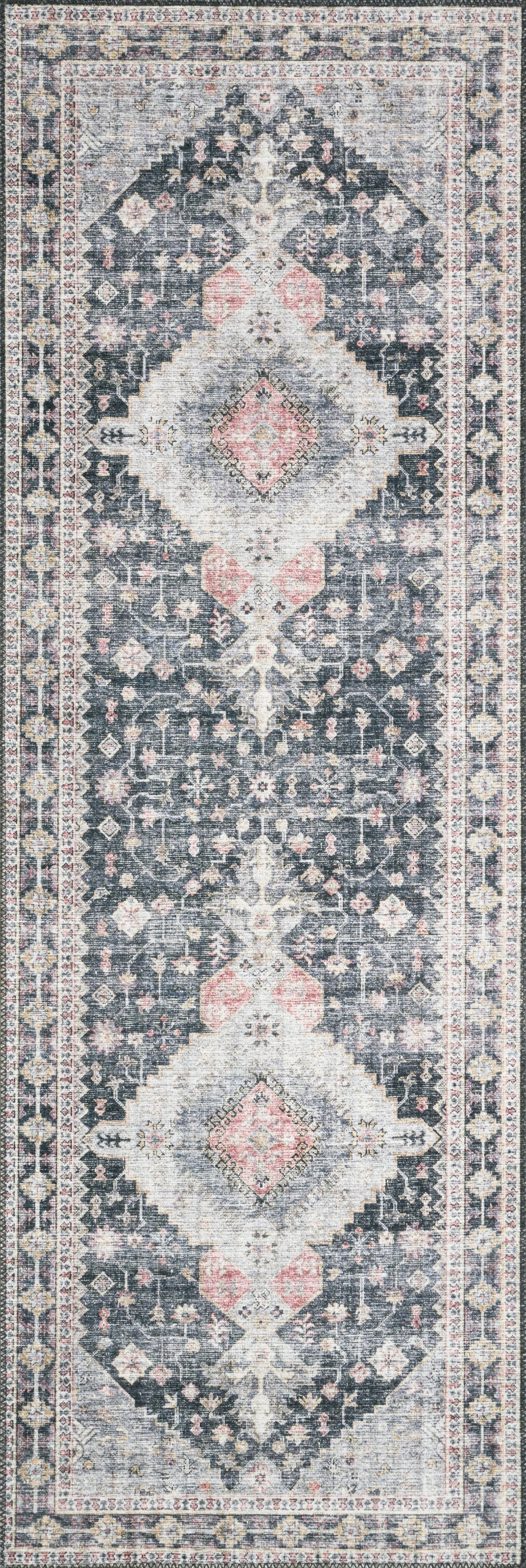 Skye Rug 02 | Charcoal / Multi