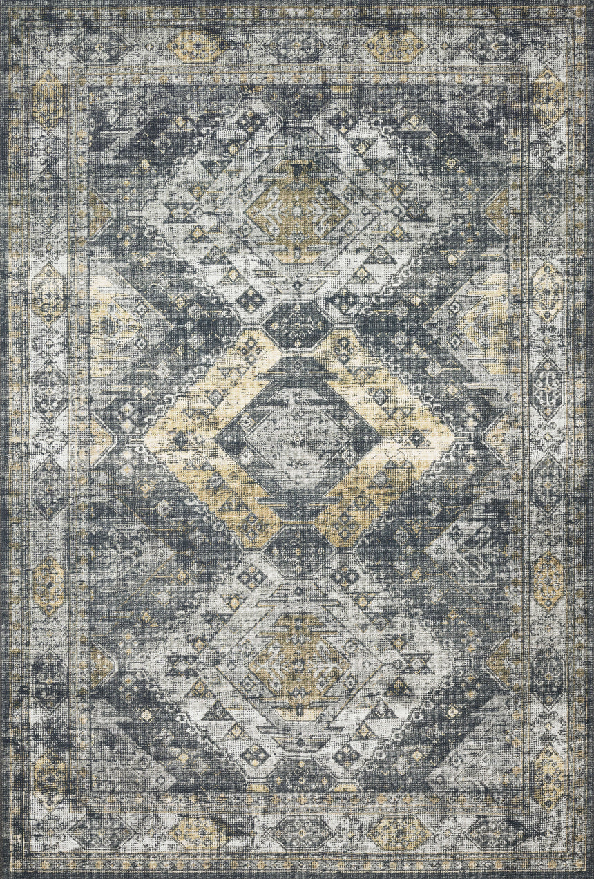 Skye Rug 09 | Graphite / Silver