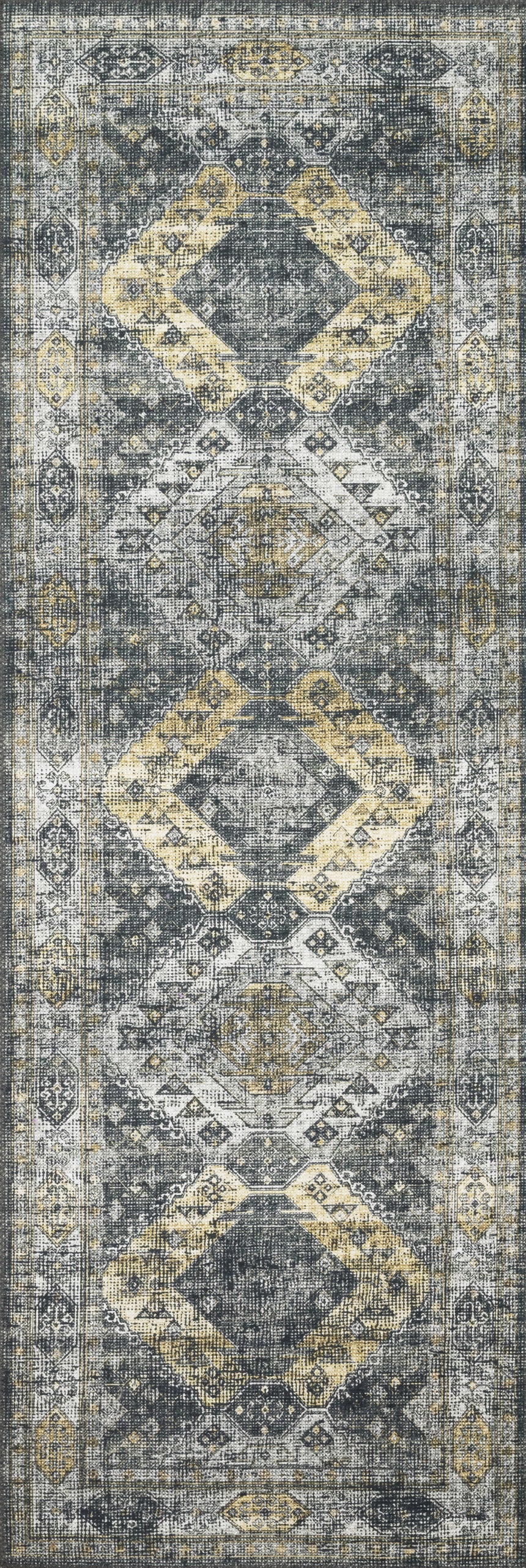 Skye Rug 09 | Graphite / Silver