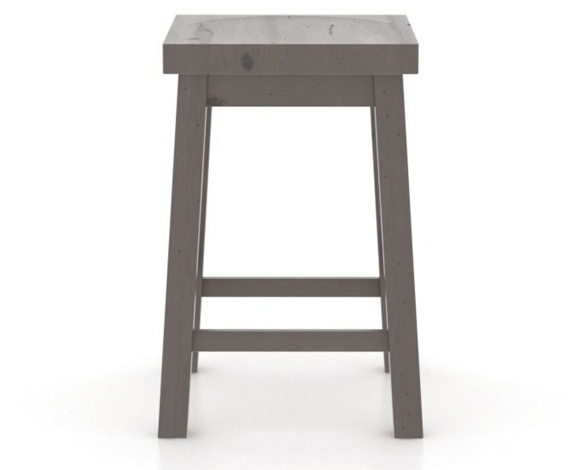 Canadel Loft Backless Counter Stool 5057 in 29 Hazelnut Washed, front view