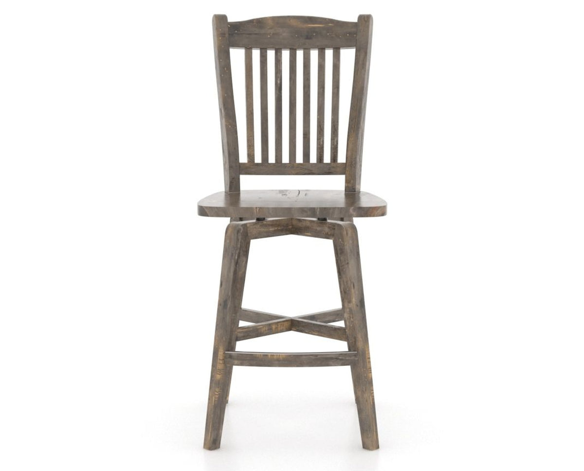 Canadel Champlain Counter Stool in Shadow, front view