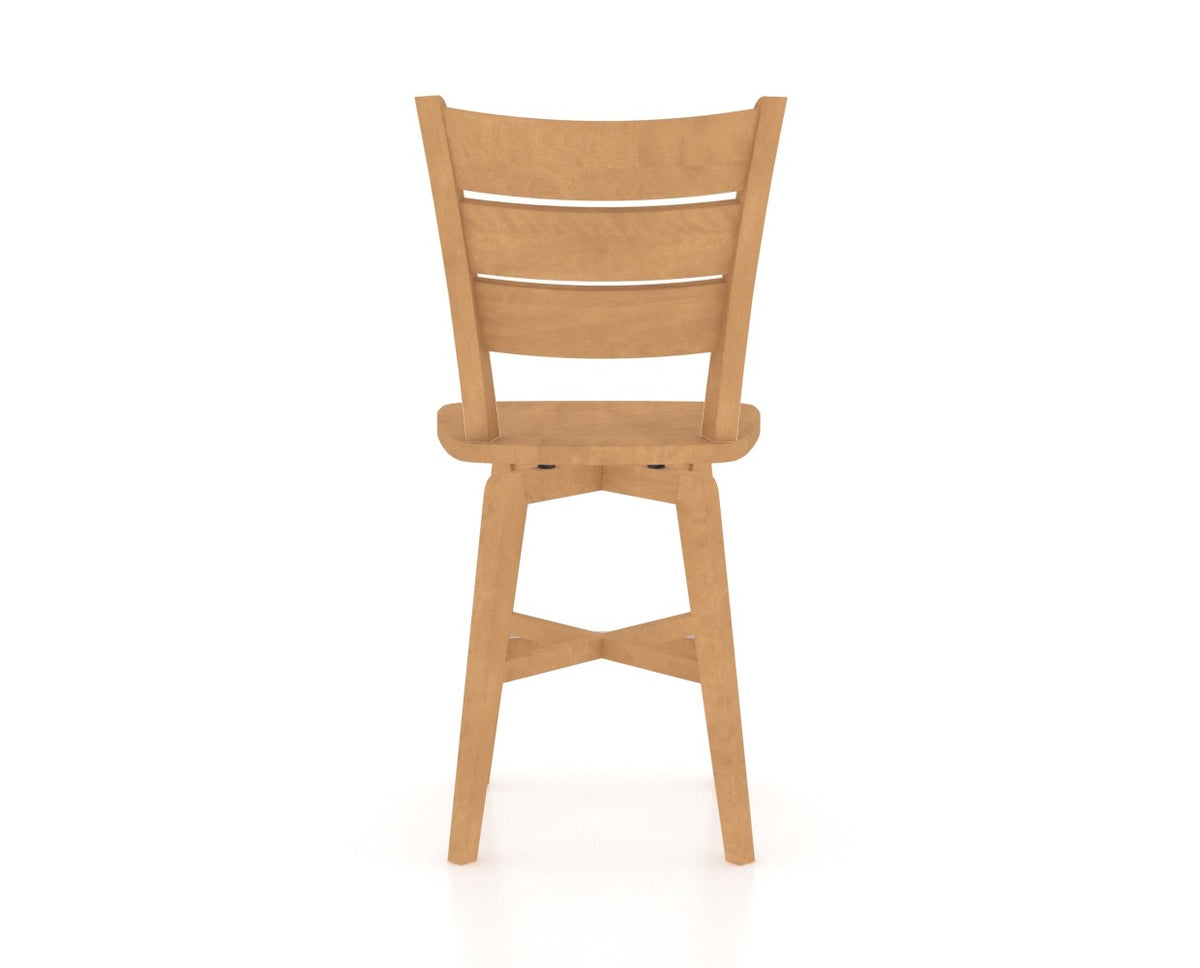 Canadel Modlad Counter Stool in Caramel Washed, back view
