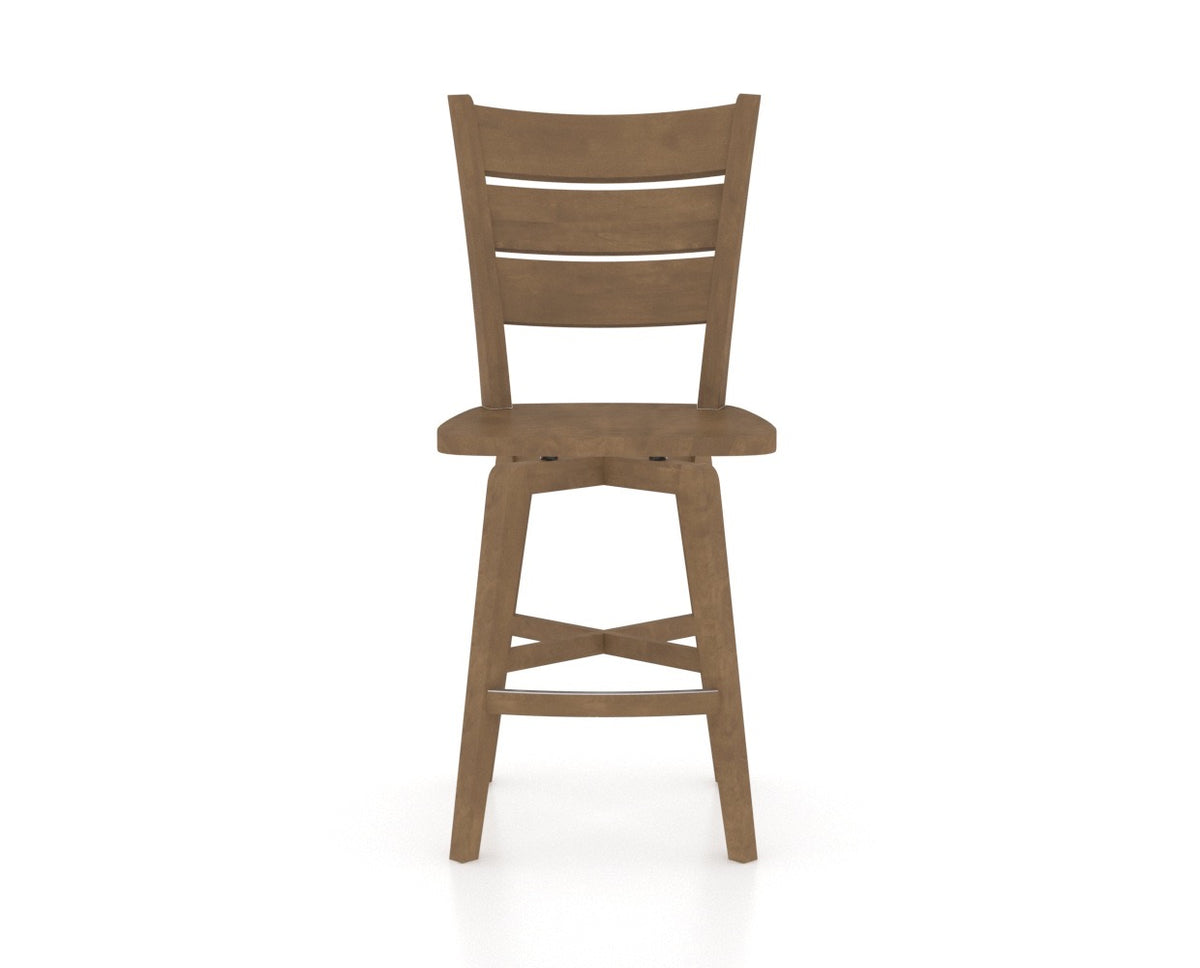 Canadel Modlad Counter Stool in Pecan Washed, front view