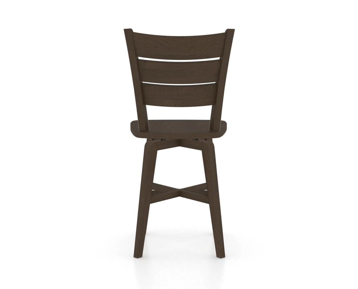 Canadel Modlad Counter Stool in Hazelnut Washed, back view