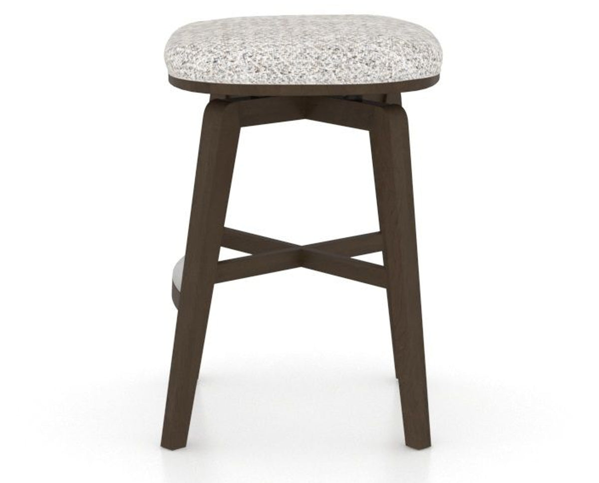 Canadel Stump Counter Stool in Hazelnut Washed, FP Crypton®, side view