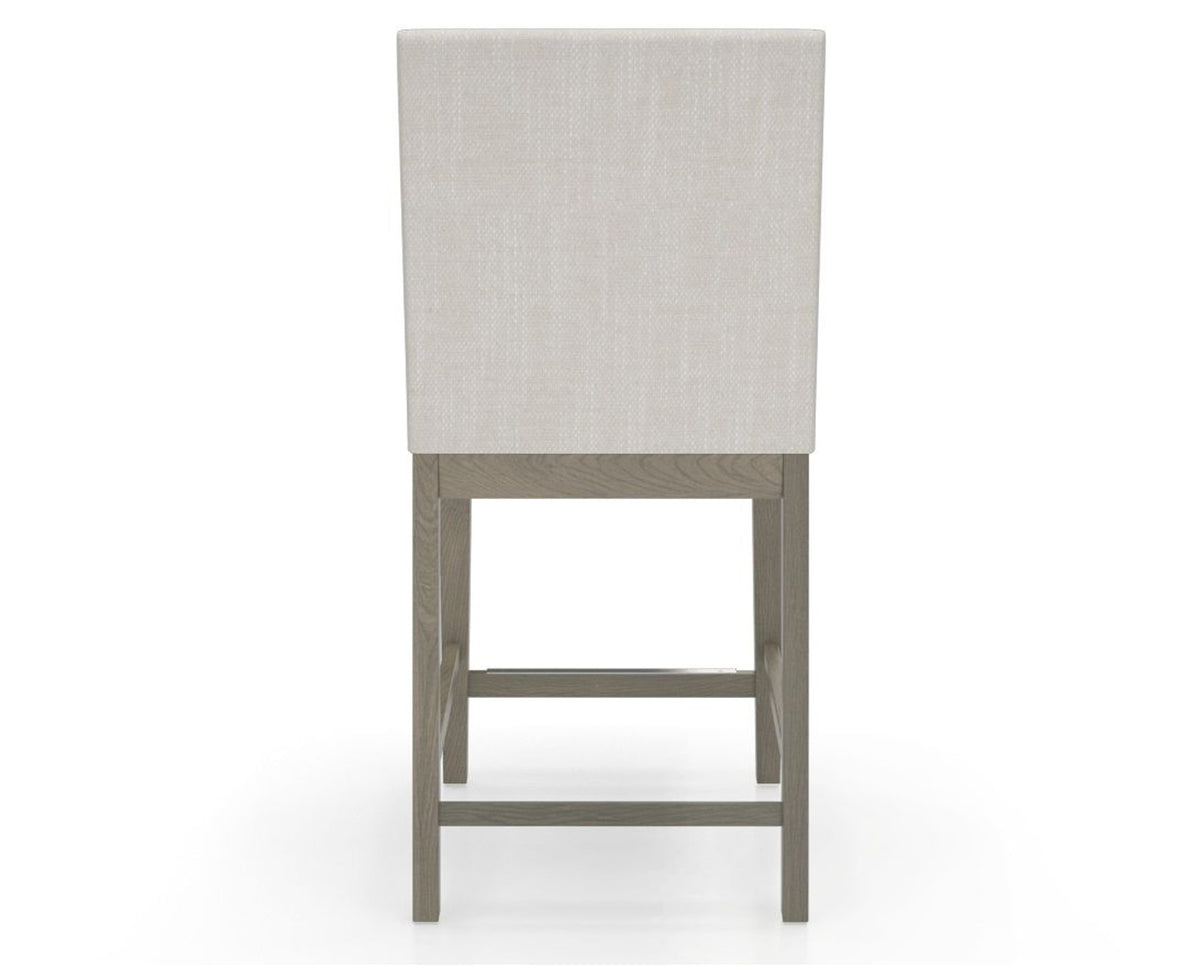 Canadel Sophia Counter Stool in Shadow, FT InsideOut®, back view