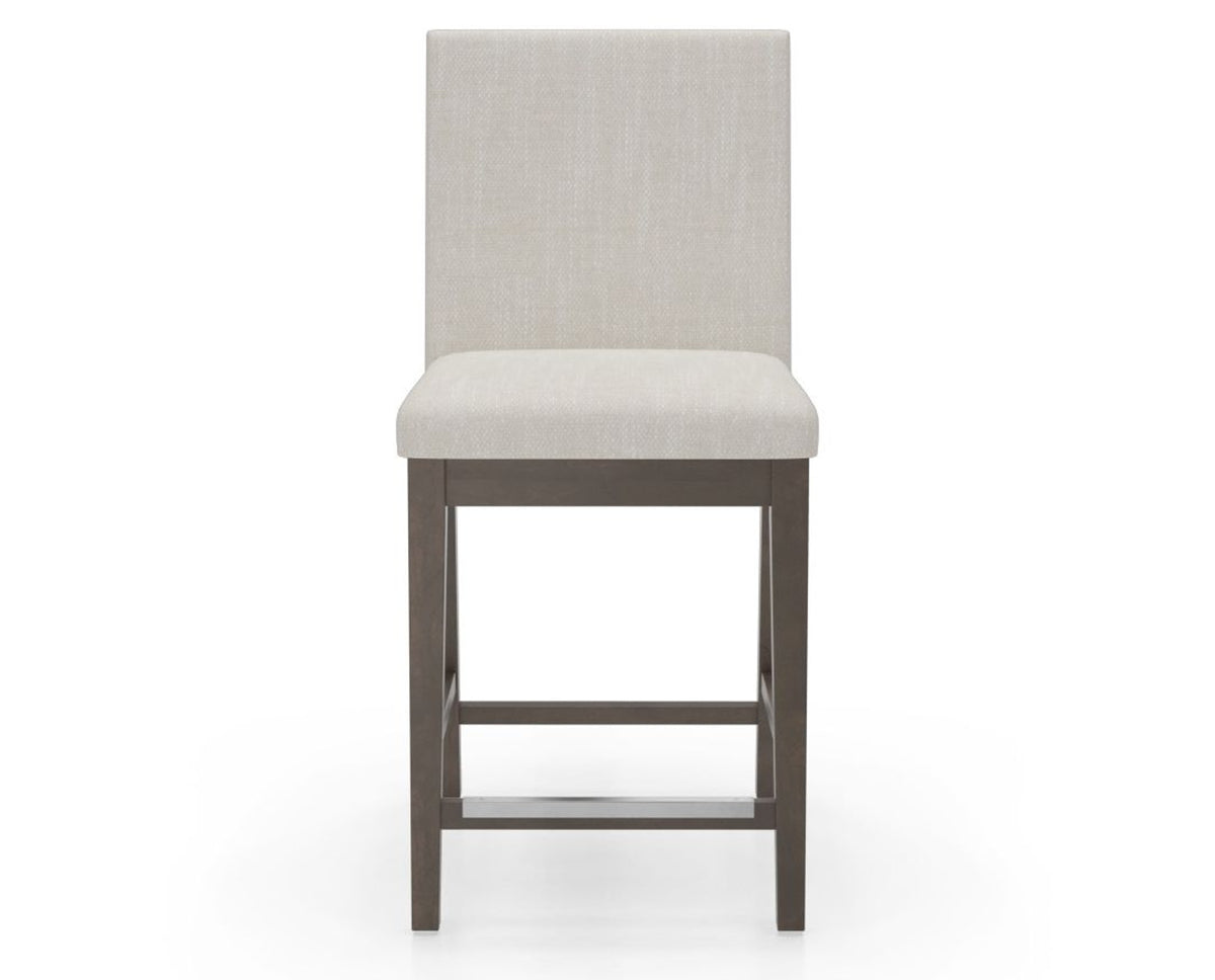 Canadel Sophia Counter Stool in Hazelnut Washed, FT InsideOut®, front view