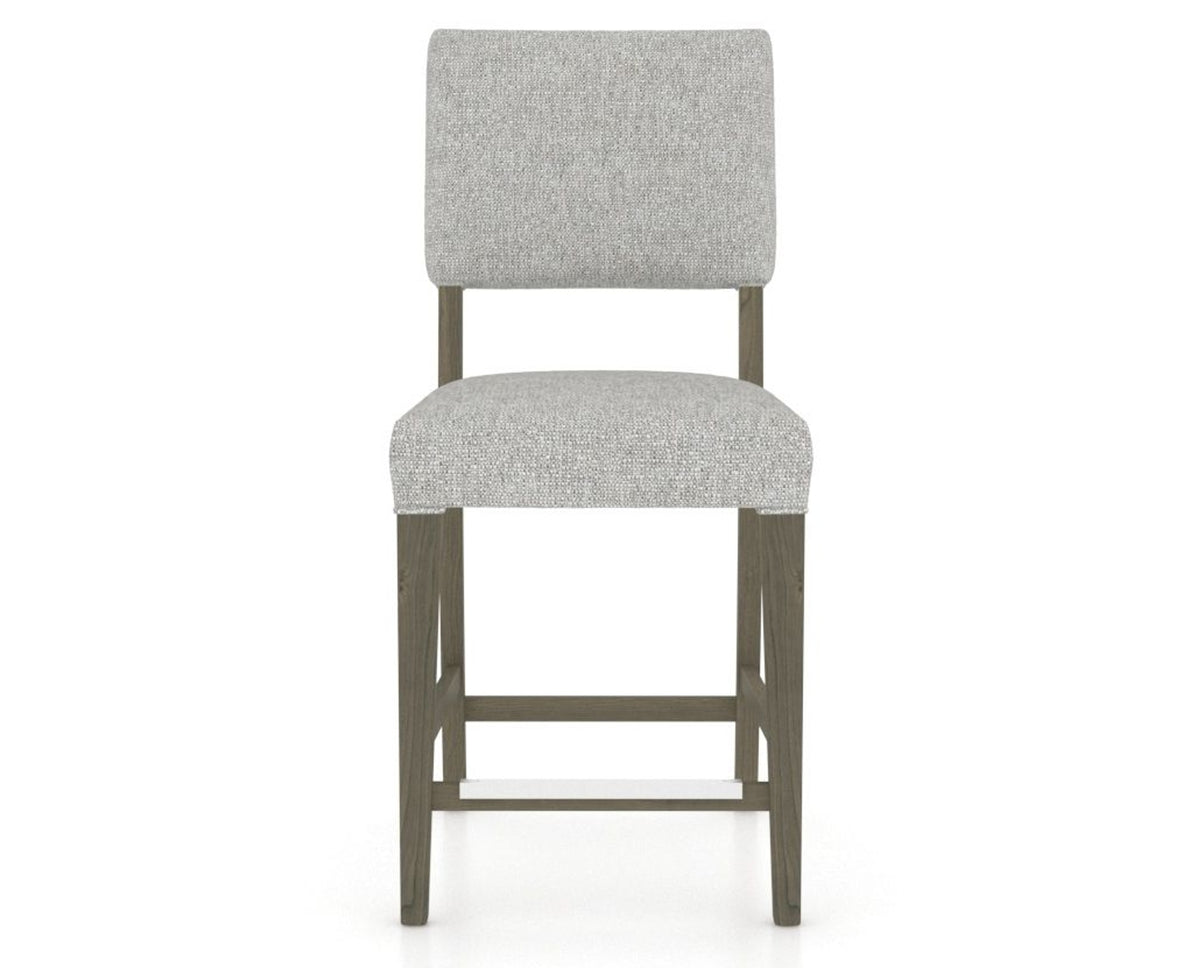 Canadel South West Counter Stool in Shadow, 7C Fabric, front view