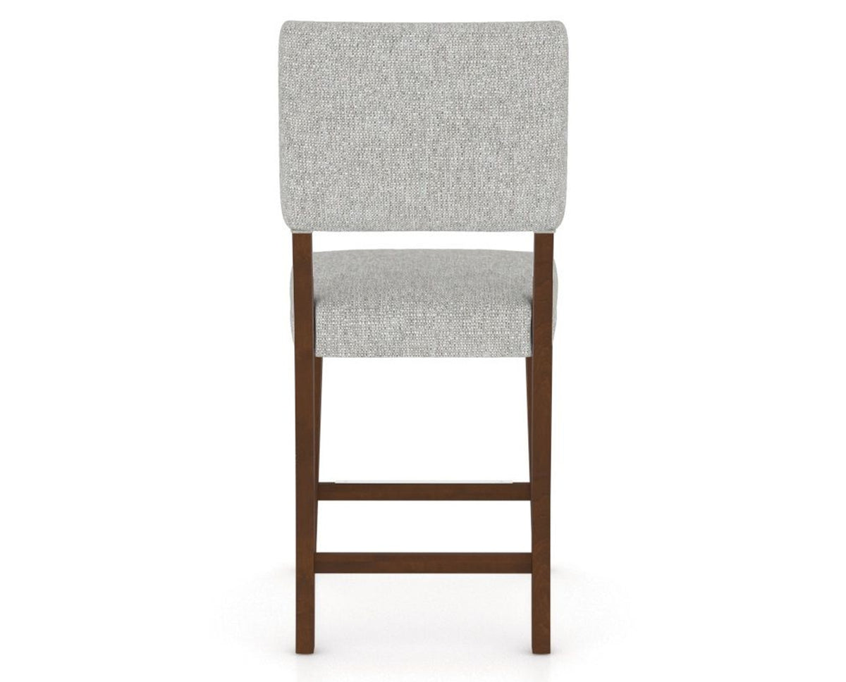 Canadel South West Counter Stool in Cognac Washed, 7C Fabric, back view