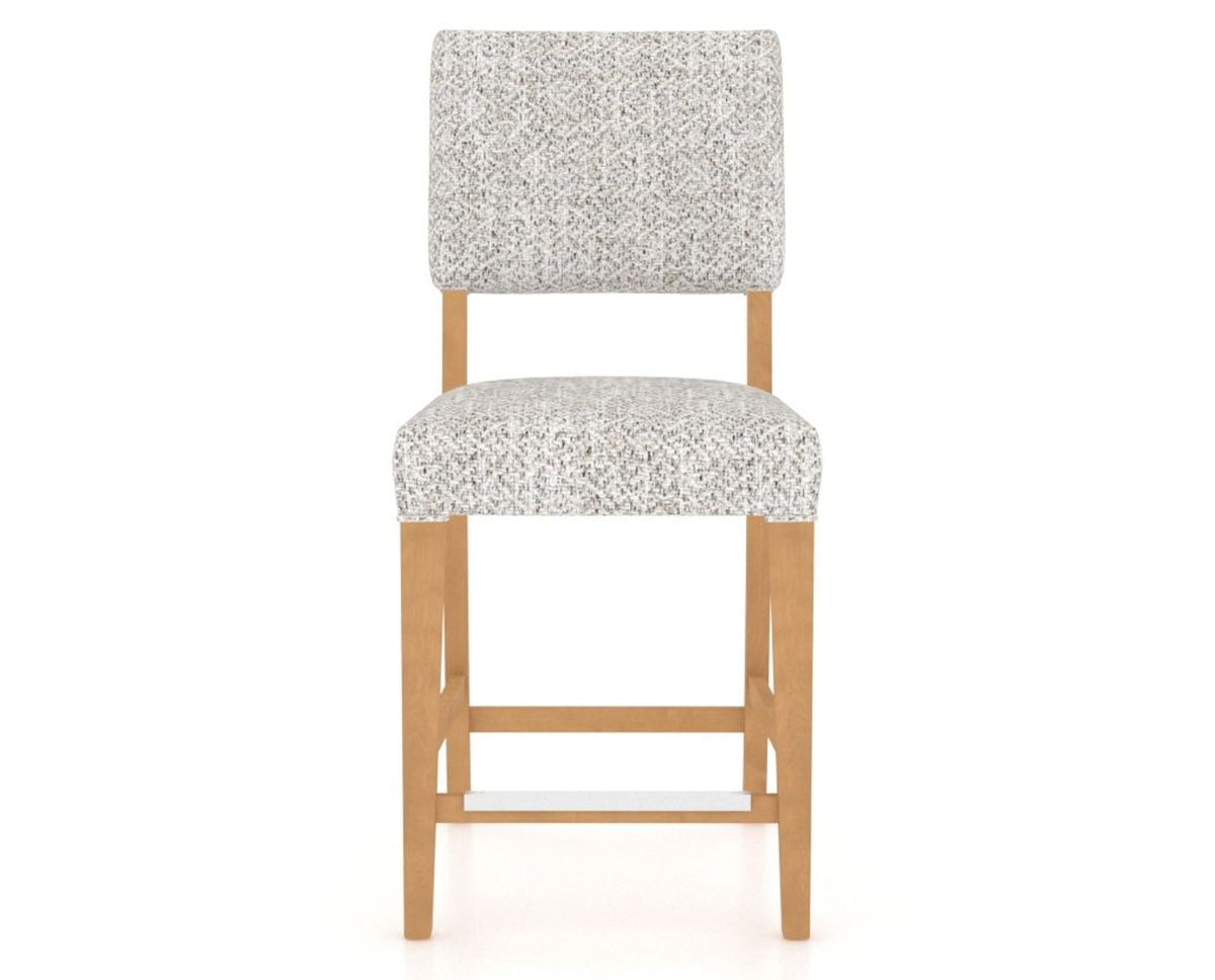 Canadel South West Counter Stool in Caramel Washed, FP Crypton®, front view
