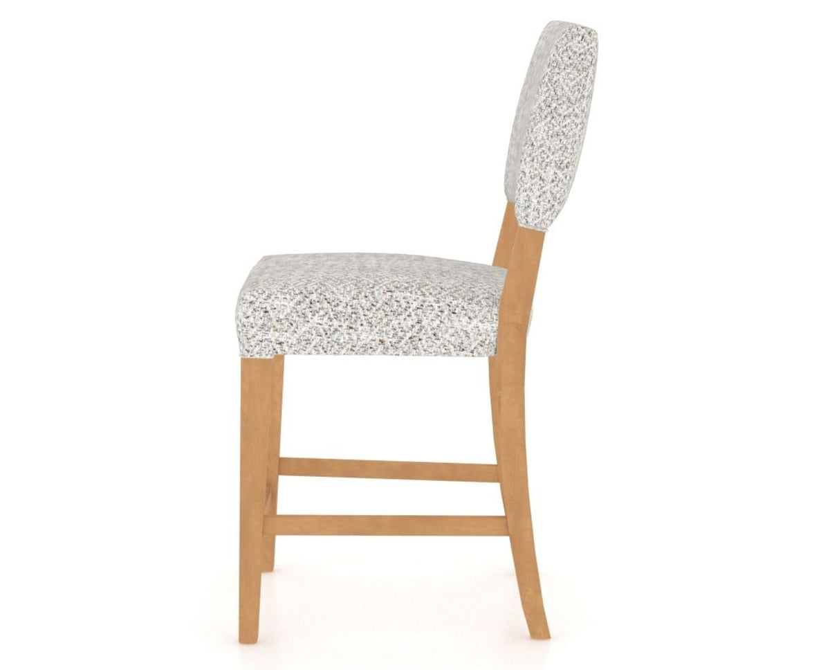 Canadel South West Counter Stool in Caramel Washed, FP Crypton®, side view