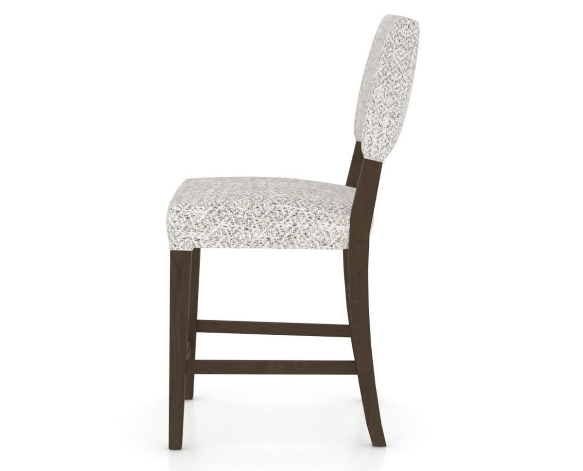 Canadel South West Counter Stool in Hazelnut Washed, FP Crypton®, side view