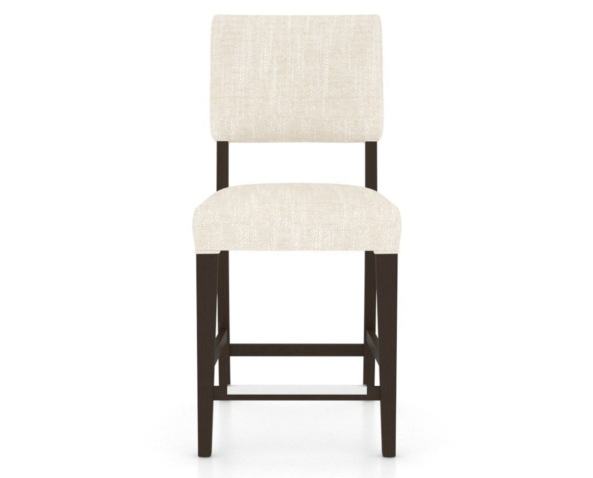 Canadel South West Counter Stool in Davy's Grey, FT InsideOut®, front view