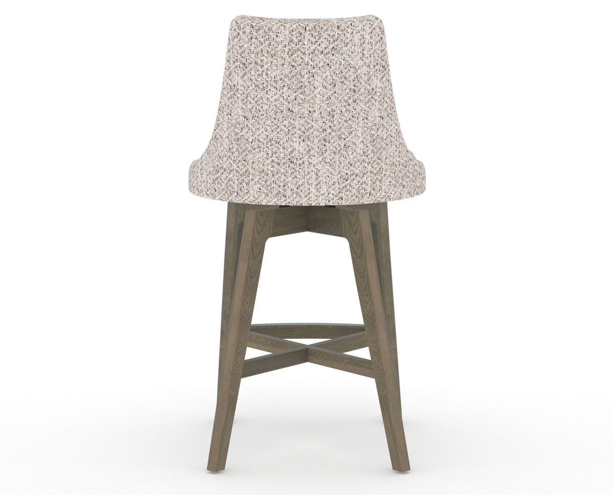 Canadel Downtown Trend Counter Stool in Shadow, FP Crypton®, back view