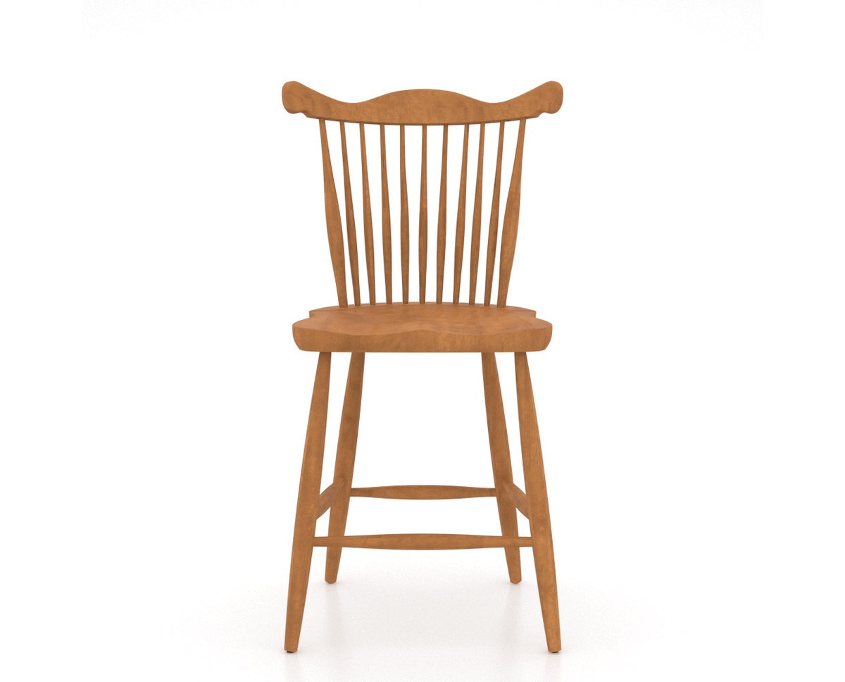 Canadel Farmhouse Counter Stool 8162 in Honey Washed, front view