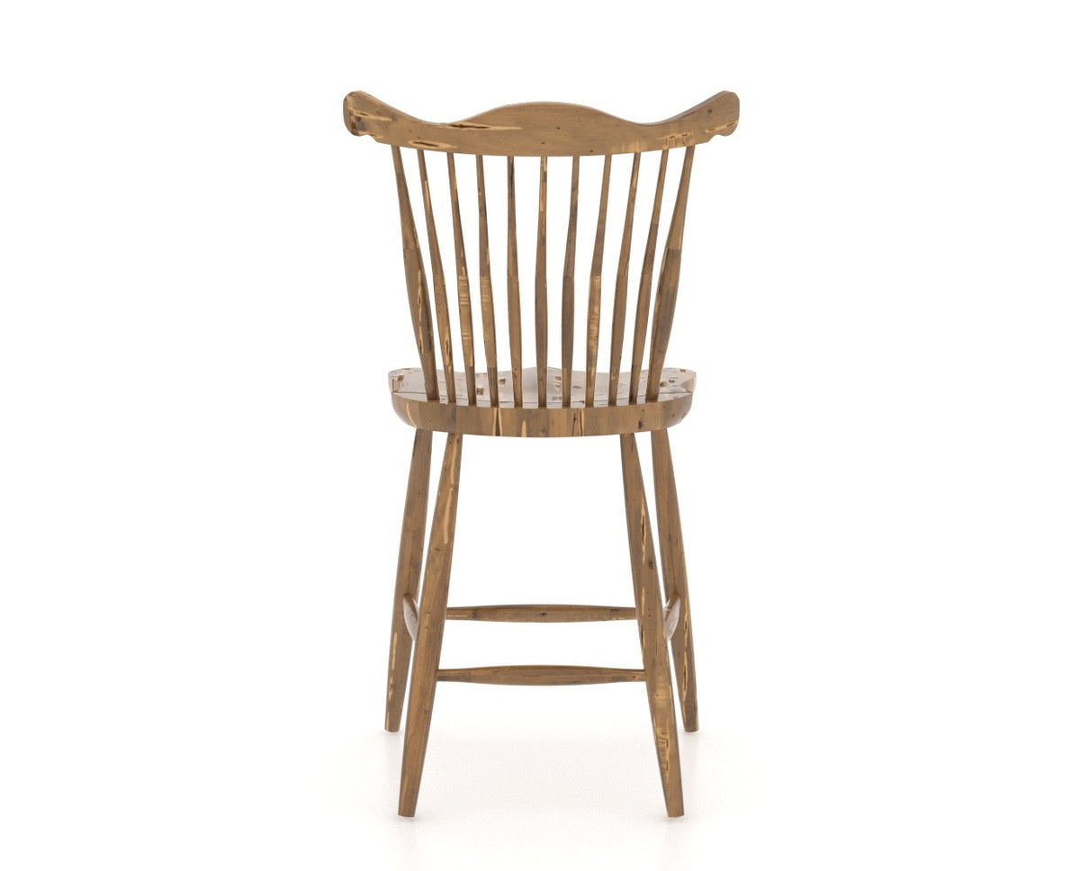 Canadel Champlain Counter Stool 8162 in Oak Washed, back view