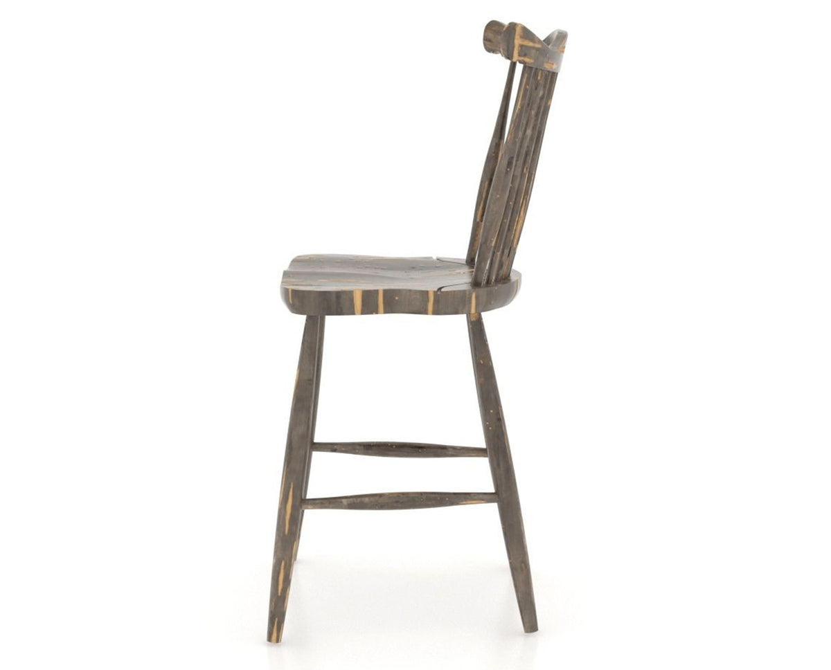 Canadel Champlain Wood Counter Stool 8162 in 08 Shadow, side view