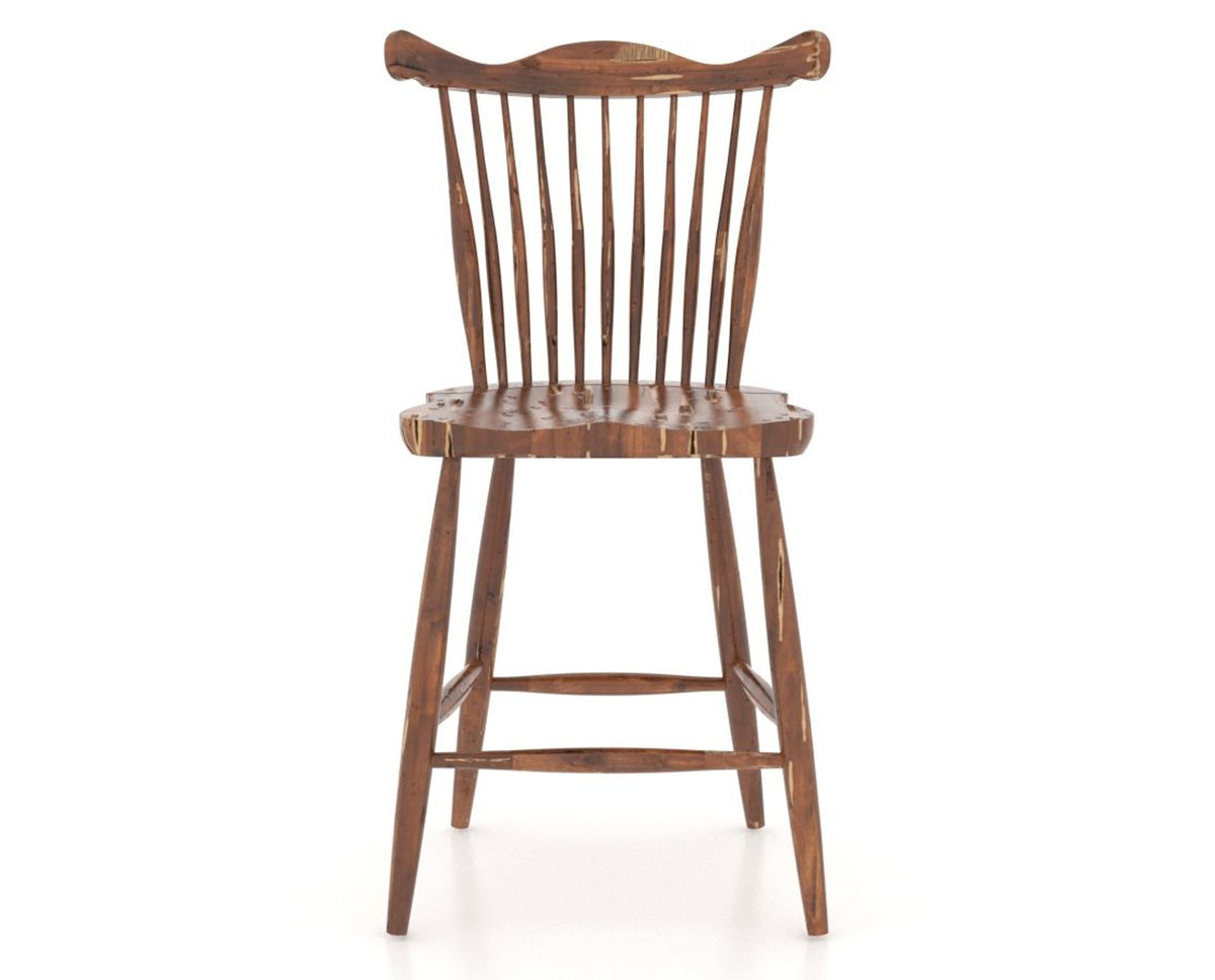 Canadel Champlain Wood Counter Stool 8162 in 33 Spice Washed, front view