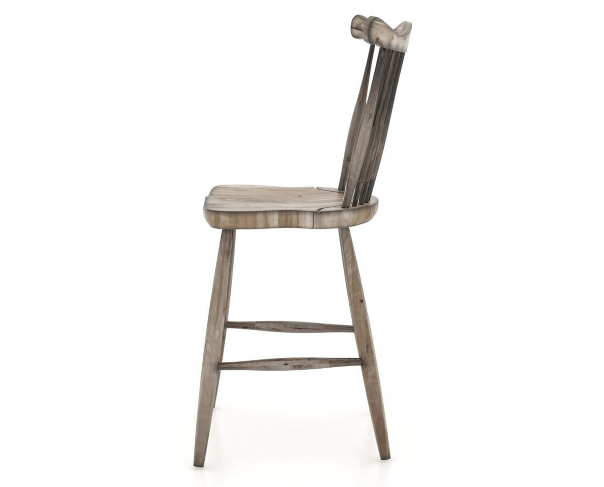Canadel Champlain Wood Counter Stool 8162 in 72 Heritage Nature, side view