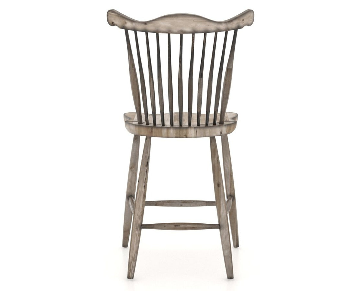 Canadel Champlain Wood Counter Stool 8162 in 72 Heritage Nature, back view
