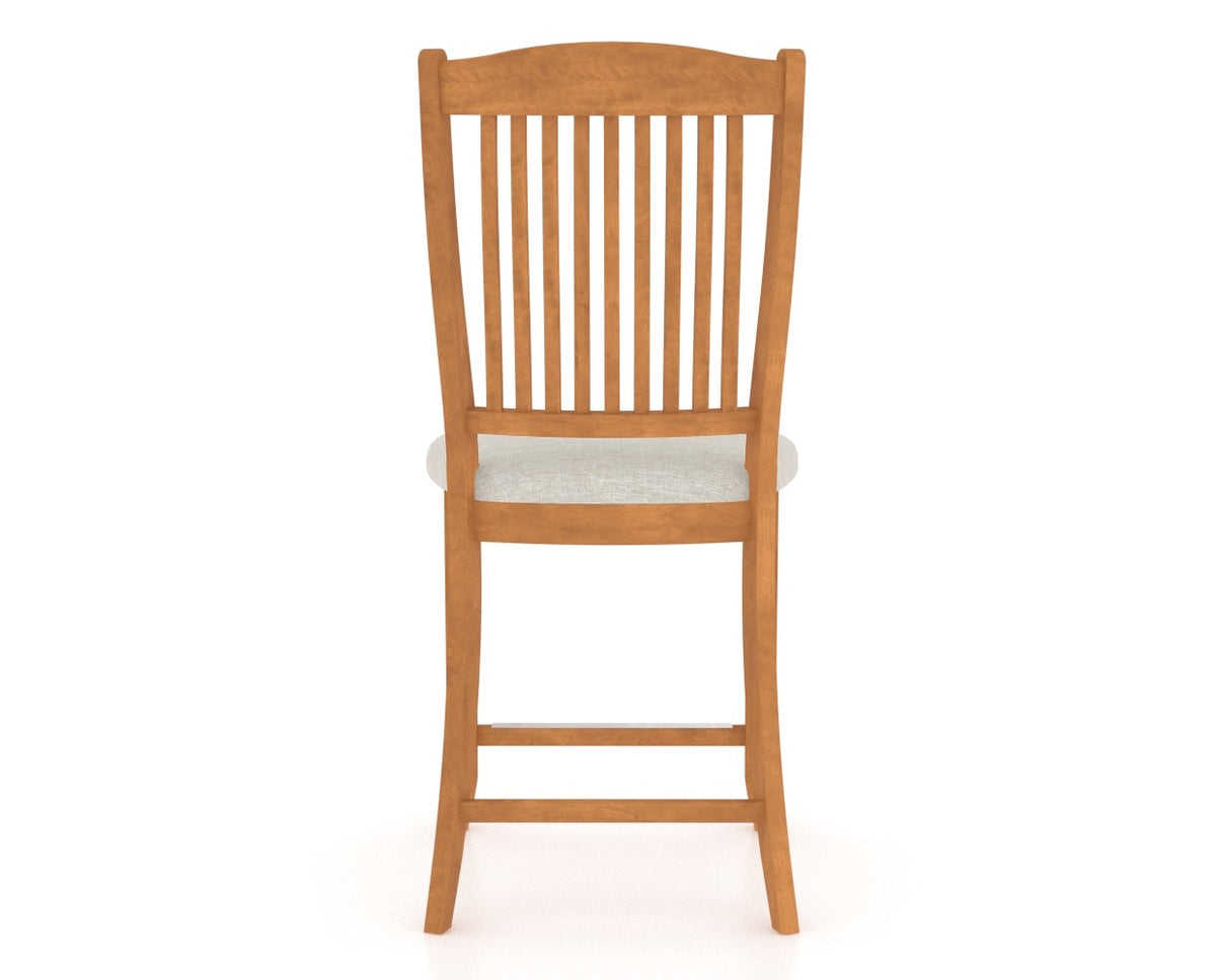 Canadel Core Counter Stool 8232 in Fixed Base, back view