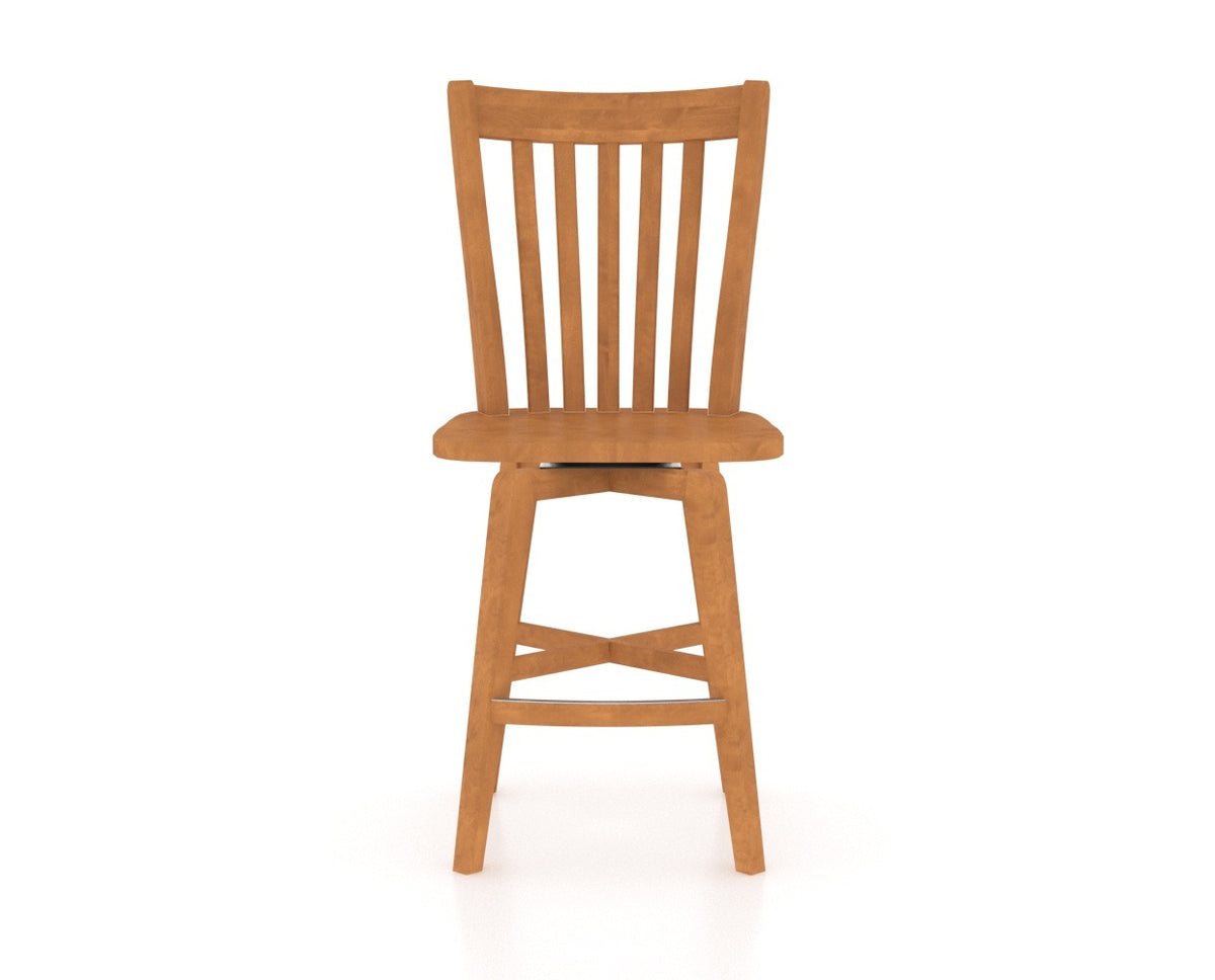 Canadel Core Counter Stool 7119 in Honey Washed, front view