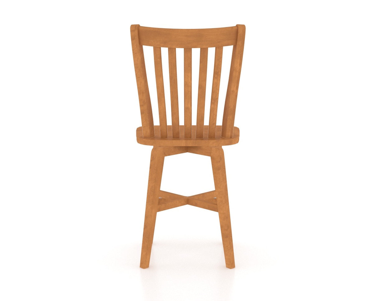 Canadel Core Counter Stool 7119 in Honey Washed, back view