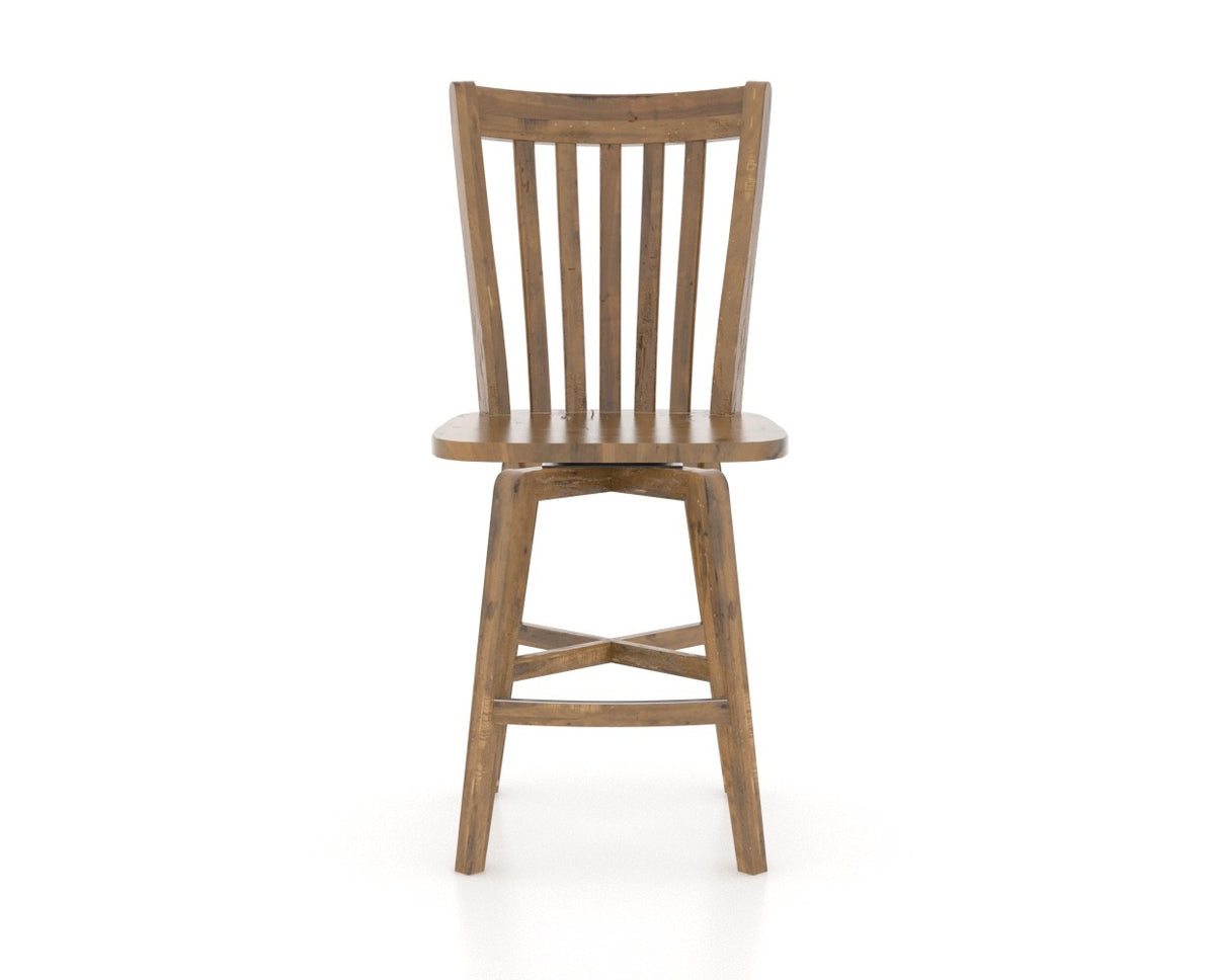 Canadel Champlain Counter Stool 7119 in Oak Washed, front view