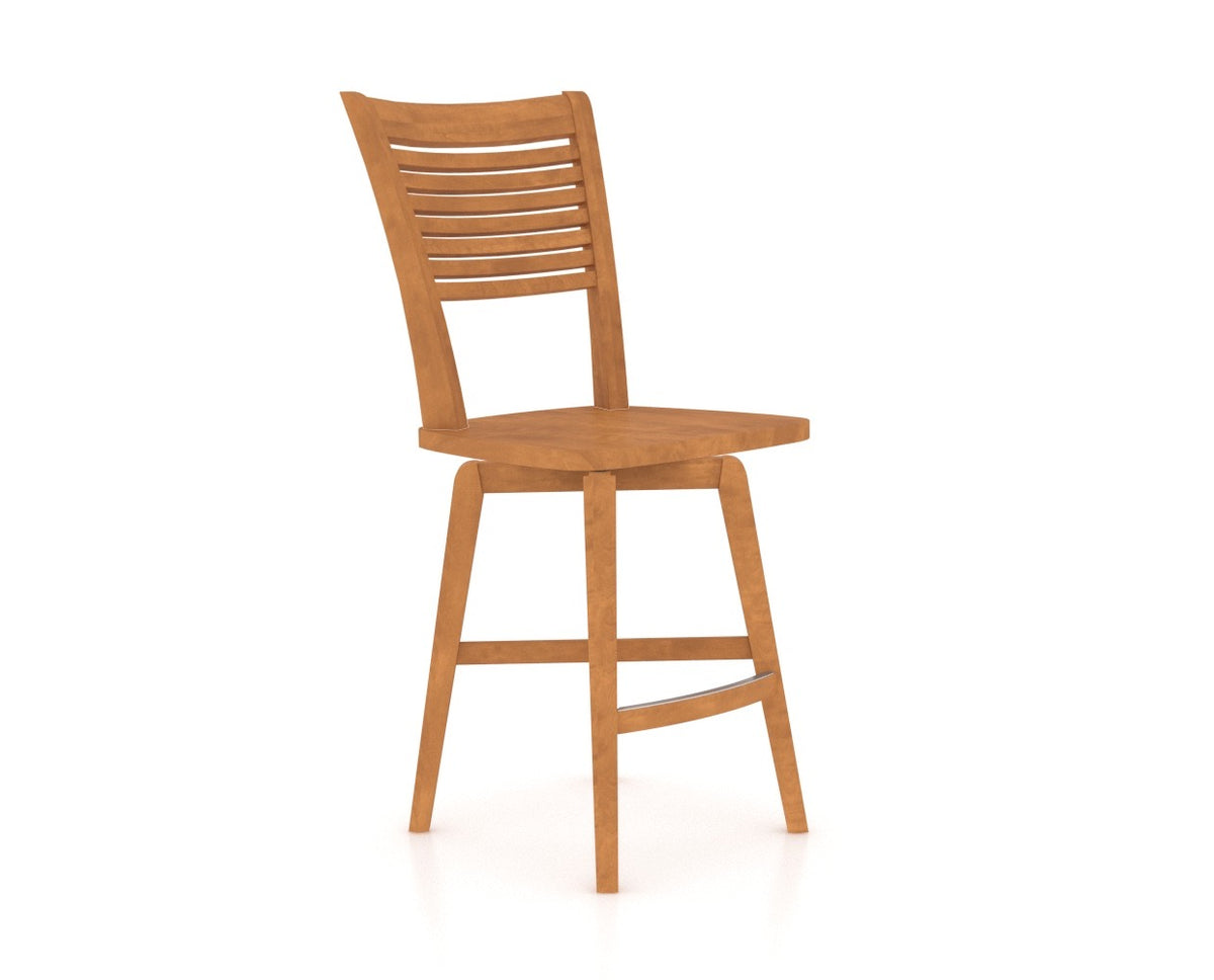 Canadel Core Counter Stool 7229 in Honey Washed, three-quarter view