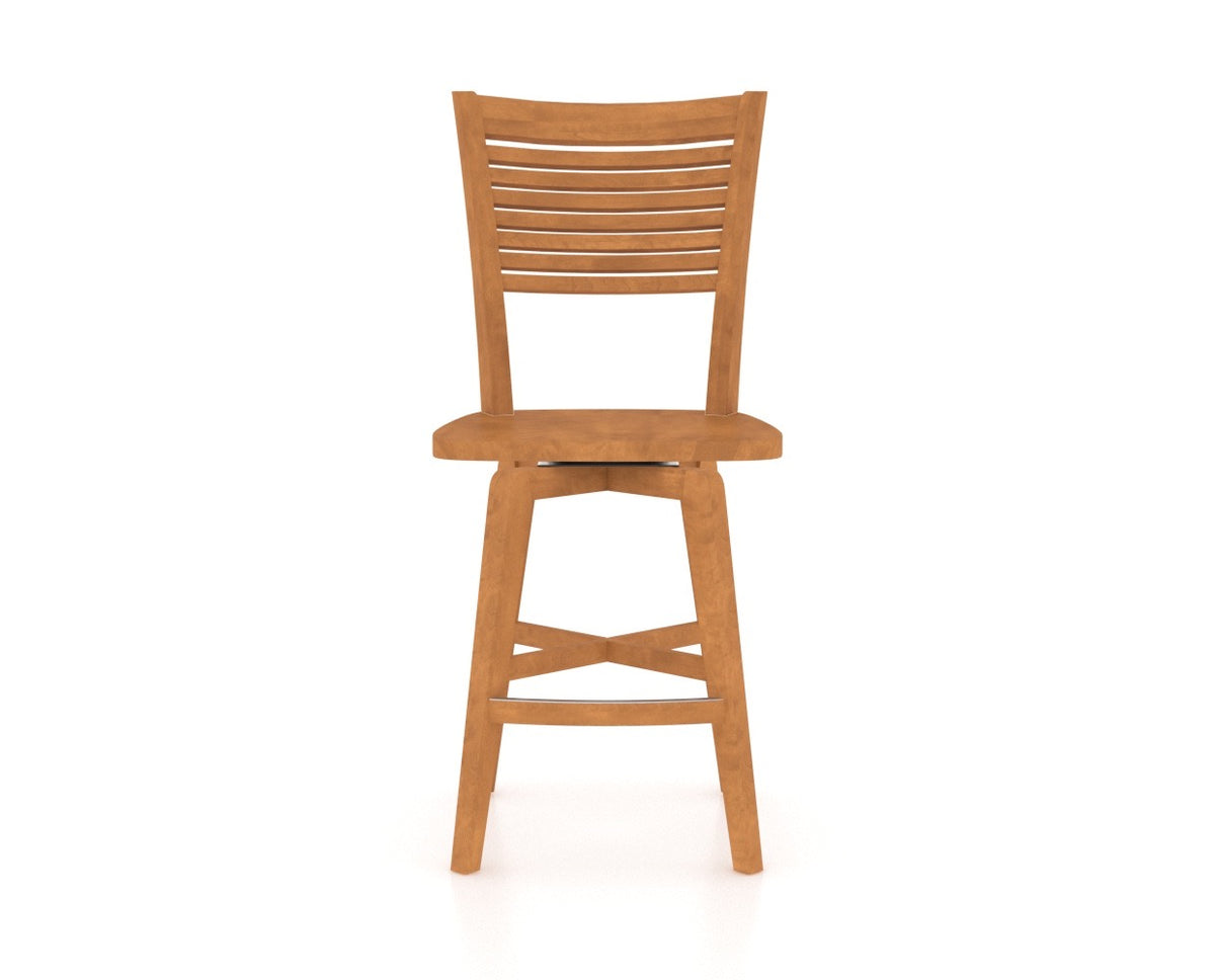Canadel Core Counter Stool 7229 in Honey Washed, front view
