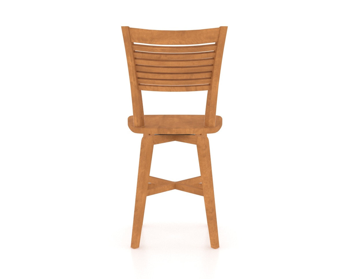 Canadel Core Counter Stool 7229 in Honey Washed, back view