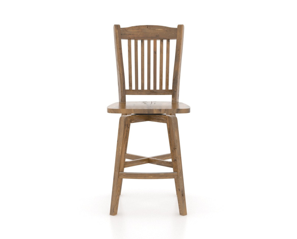 Canadel Champlain Counter Stool 7232 in Oak Washed, front view
