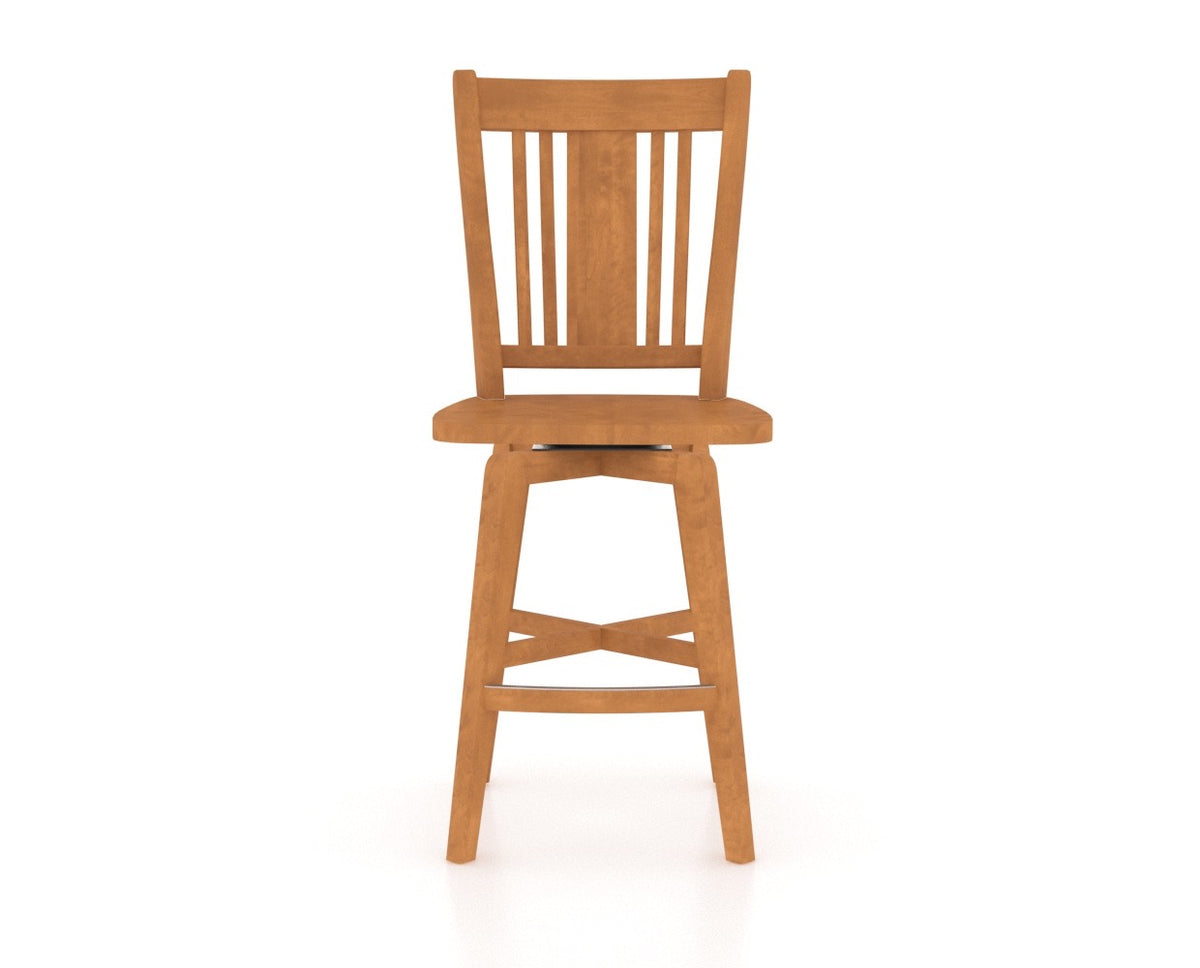 Canadel Core Counter Stool 7250 in Honey Washed, front view