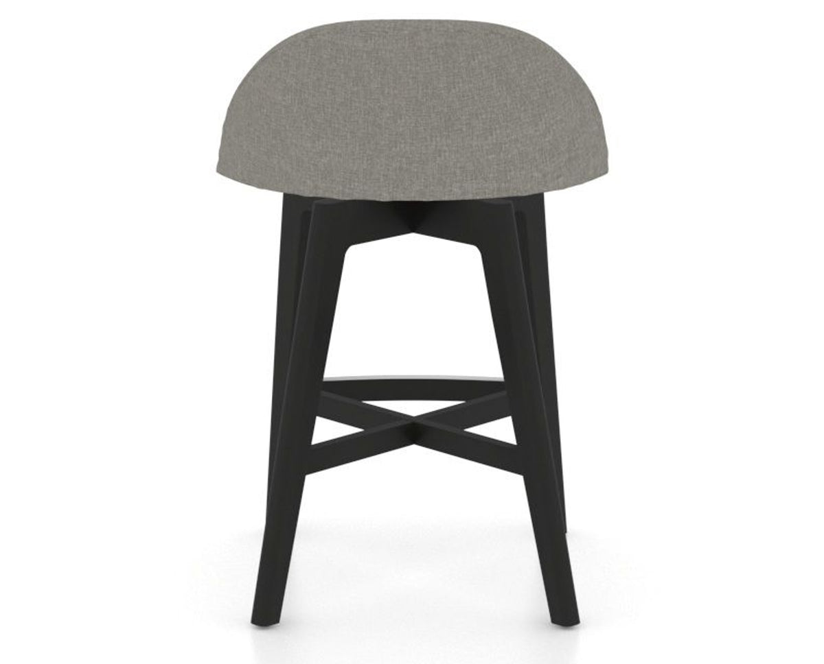 Canadel Downtown Swivel Counter or Bar Stool 8138 in Counter Height, back view