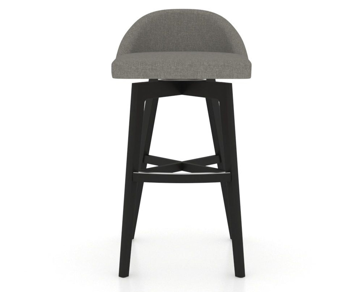 Canadel Downtown Swivel Counter or Bar Stool 8138 in Bar Height, front view
