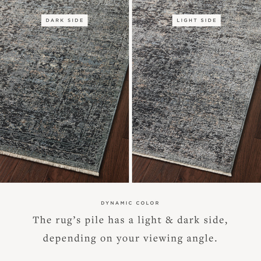 Sonnet Rug 07 | Charcoal / Mist