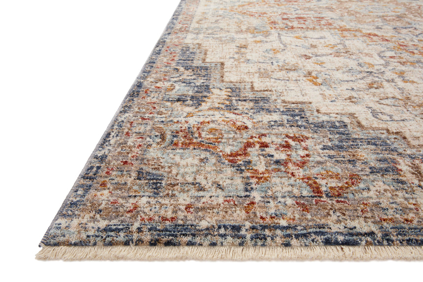 Sorrento Rug 05 | Ivory / Fiesta