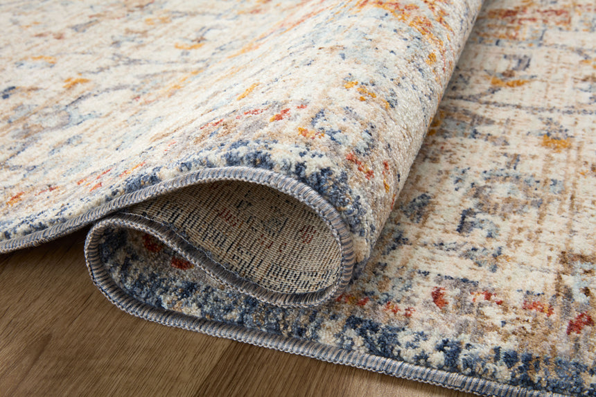 Sorrento Rug 05 | Ivory / Fiesta