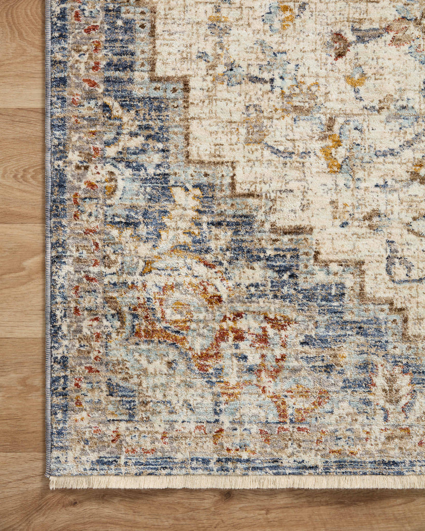 Sorrento Rug 05 | Ivory / Fiesta