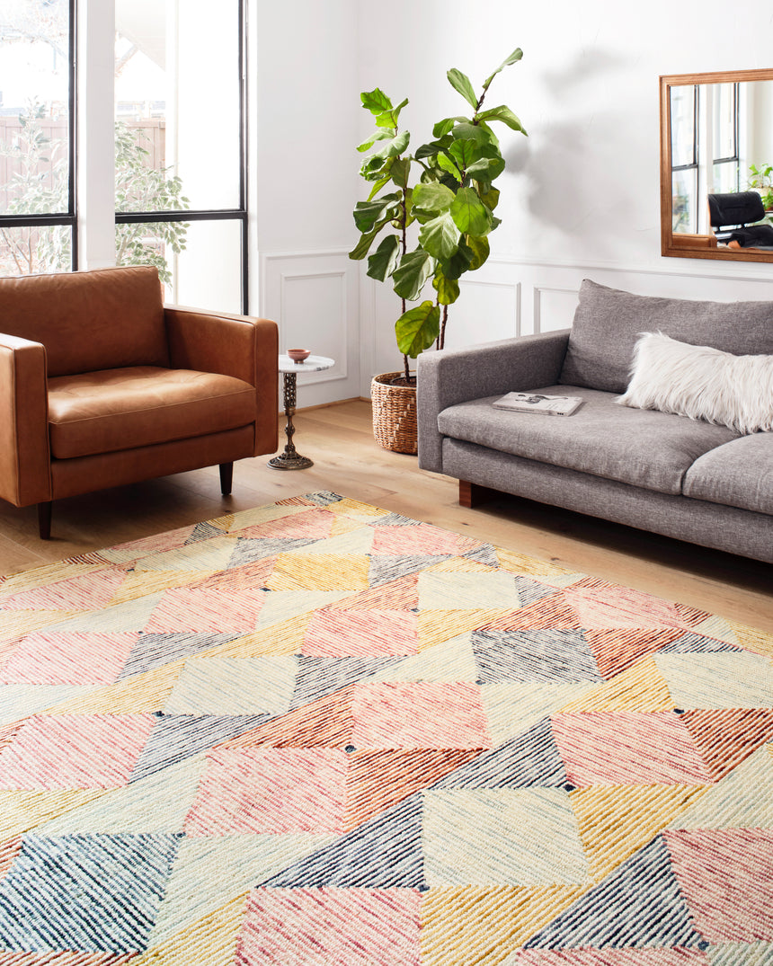 Spectrum Rug 01 | Ivory / Multi
