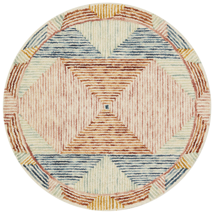 Spectrum Rug 01 | Ivory / Multi