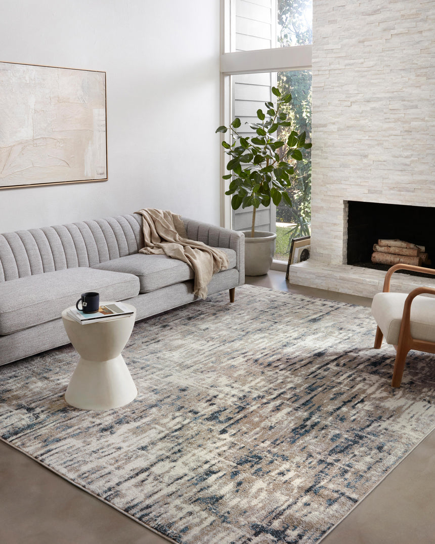 Spirit Rug 02 | Stone / Blue