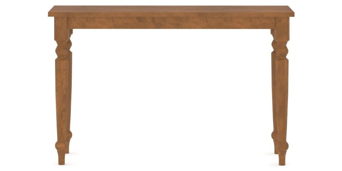 Canadel Accent Sofa Table 1648 in Oak Washed Birch with Matte Finish, side view