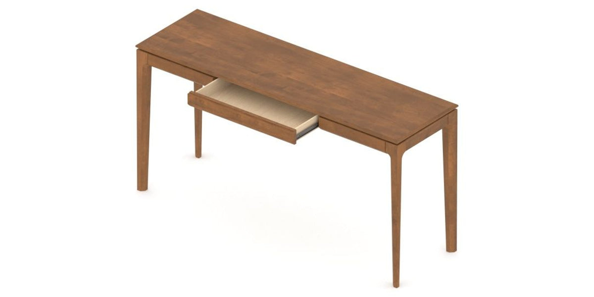 Canadel Accent Sofa Table 1660 DH in Oak Washed Birch with Matte Finish, view from above