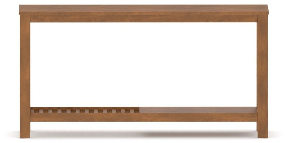 Canadel Accent Sofa Table 1660 TM in Oak Washed Birch with Matte Finish, side view