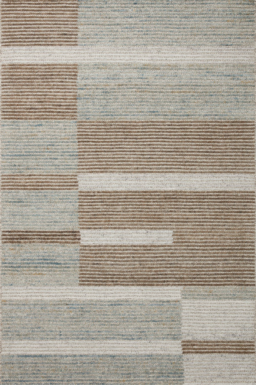 Stiles Rug 02 | Tobacco / Lagoon