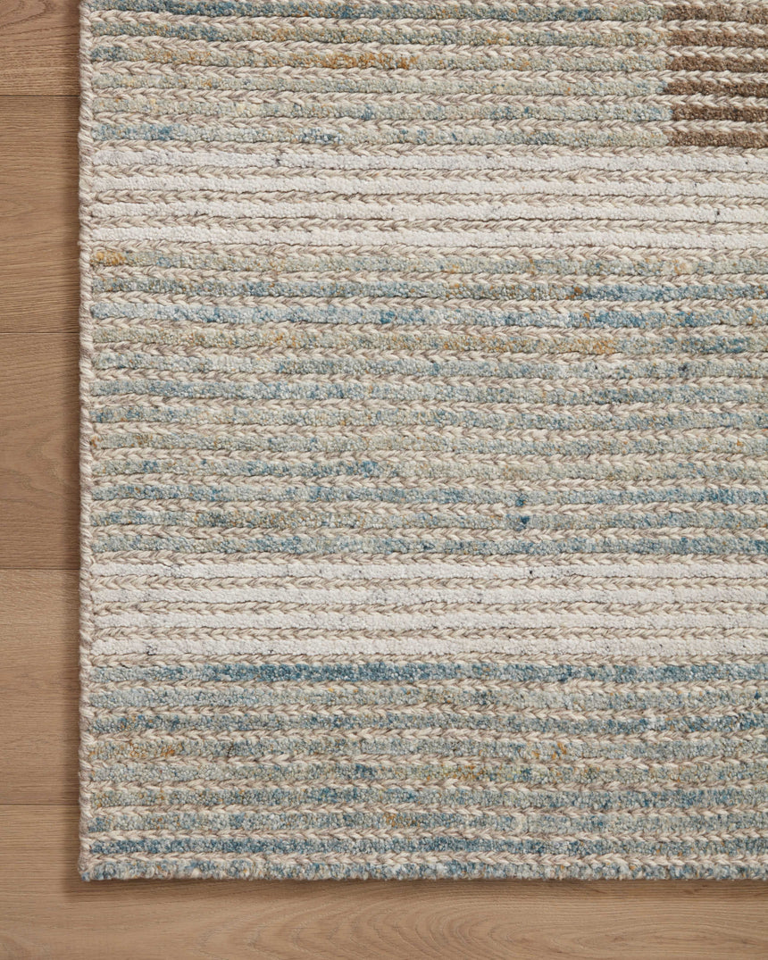 Stiles Rug 02 | Tobacco / Lagoon